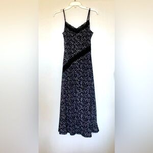 Black Slip dress, size 4, Topshop.